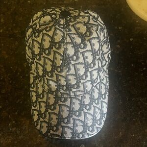 Dior Monogram Cap in Black and White